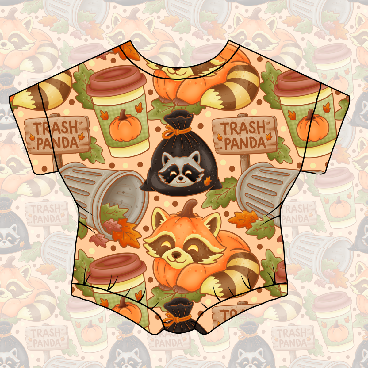 Trash Panda Bubble Romper