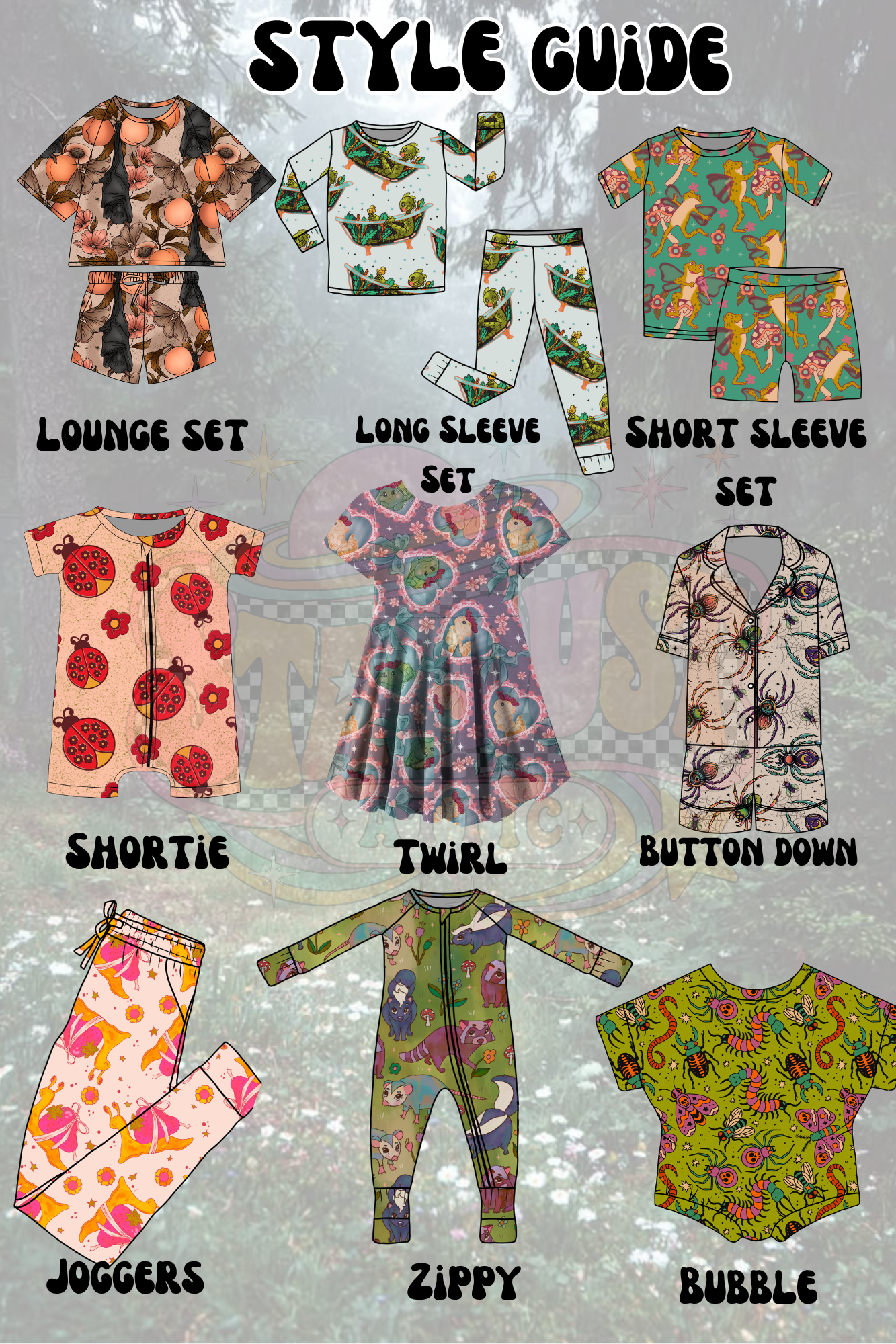 Forest Friends Bamboo Loungewear