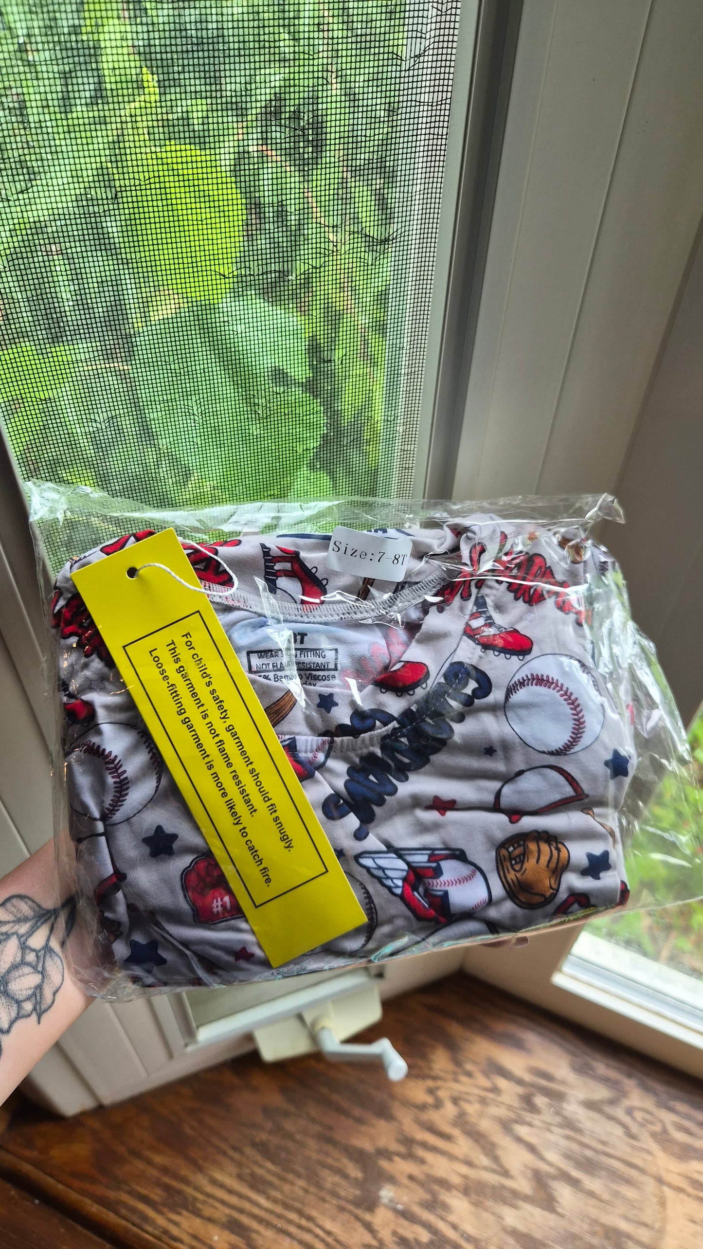 7/8 Guardians Short Sleeve Pajamas