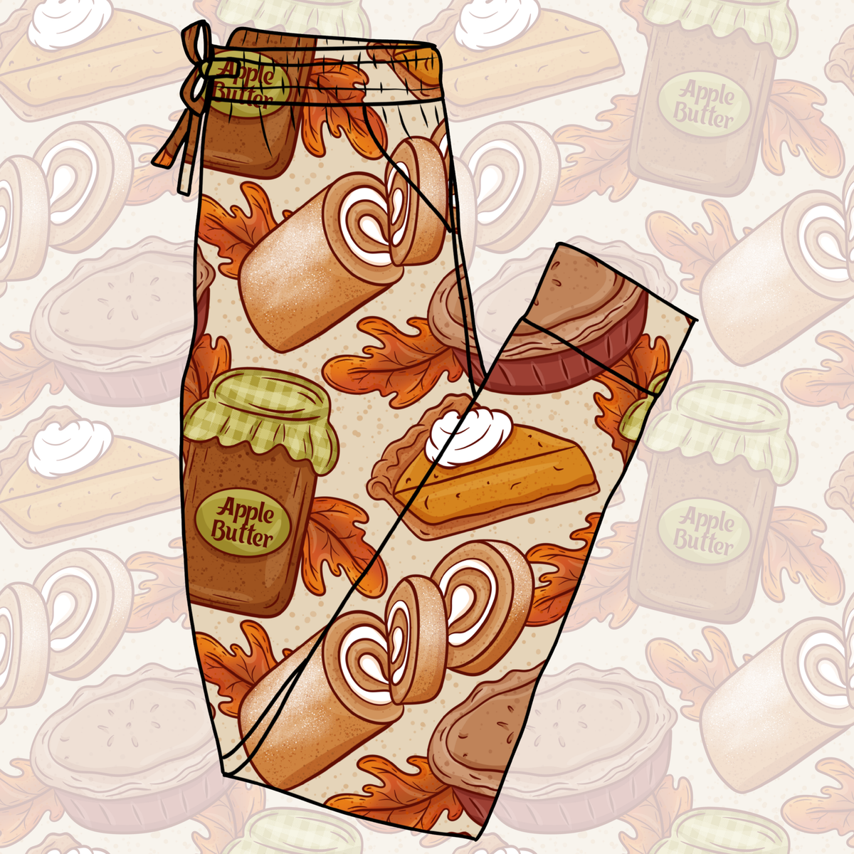 Fall Bake Shop Joggers