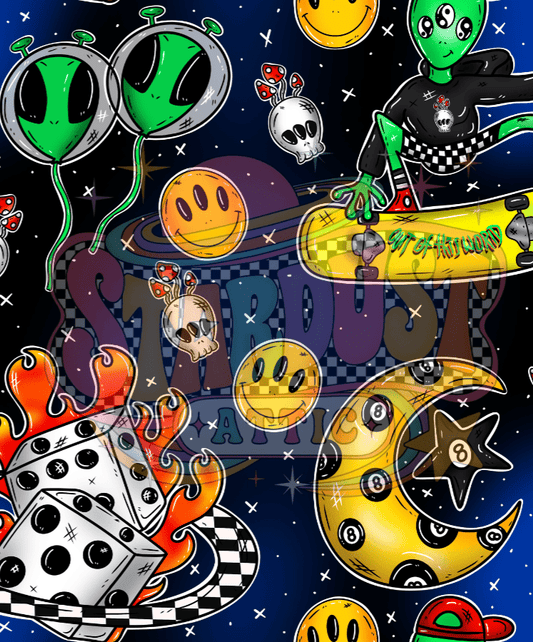 Alien Skater Bamboo Loungewear - Stardust Attic