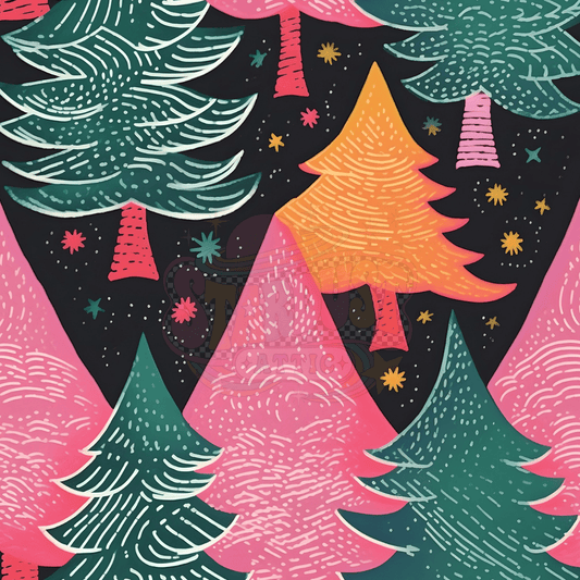 Christmas Pine Bamboo Pajamas - Stardust Attic