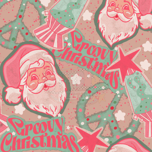 Groovy Claus Bamboo Pajamas - Stardust Attic