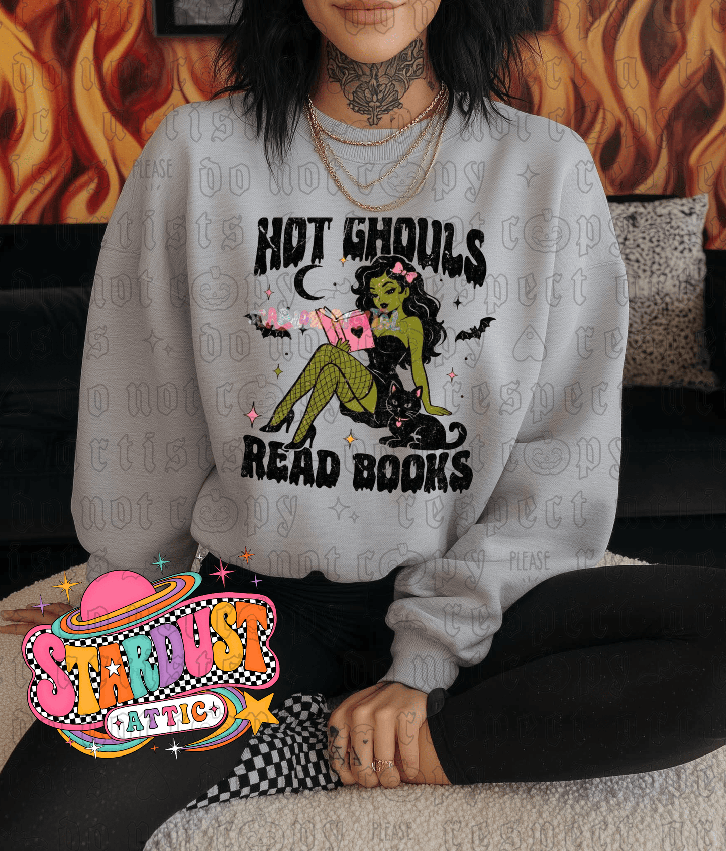 Hot Ghouls Read Books Shirt - Stardust Attic