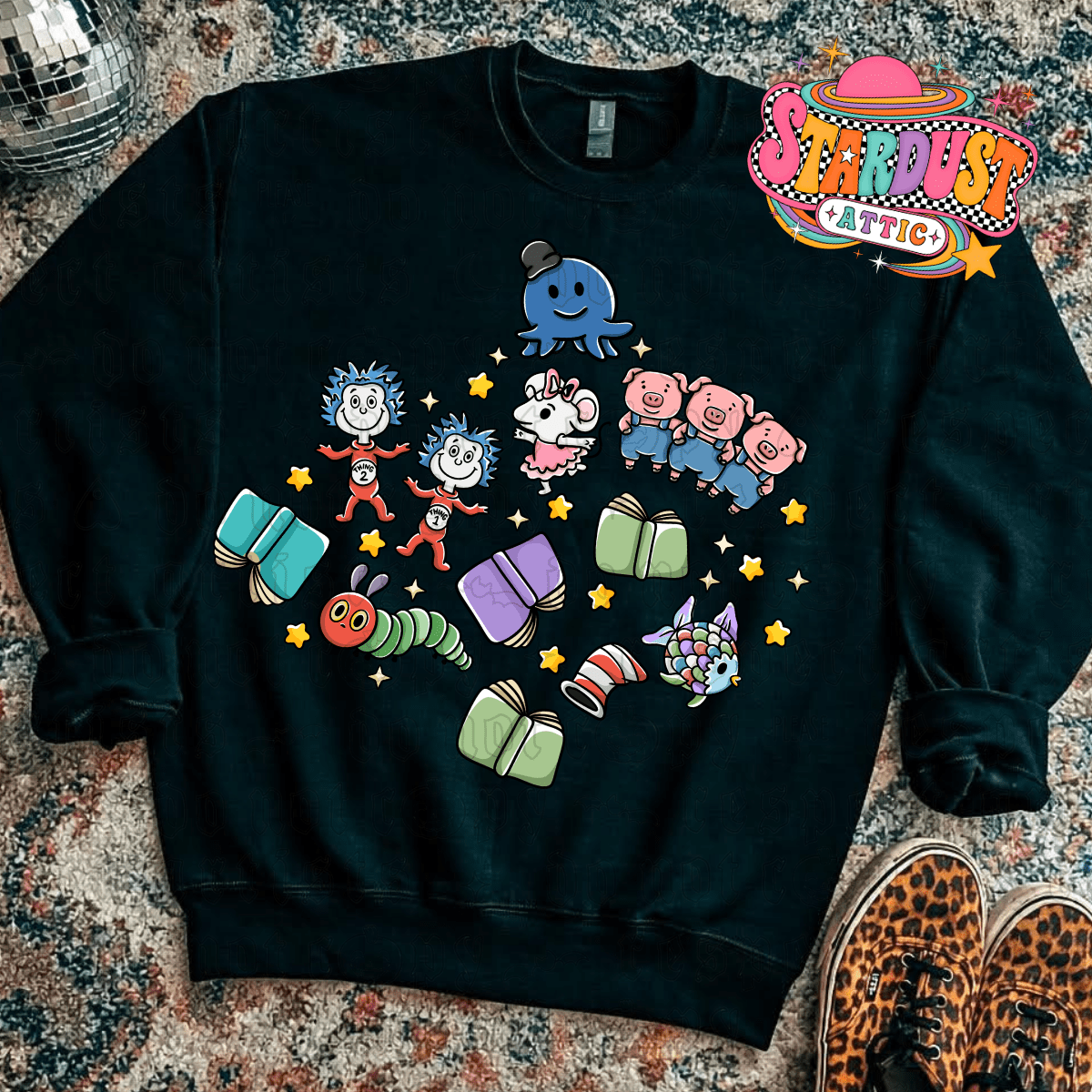 Kids Bookish Friends shirt - Stardust Attic