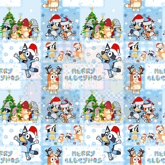 Merry Blueymas Bamboo Pajamas - Stardust Attic