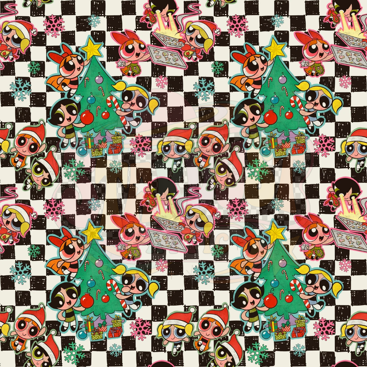 Powerpuff Christmas Bamboo Pajamas - Stardust Attic