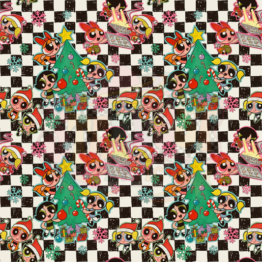 Powerpuff Christmas Bamboo Pajamas - Stardust Attic