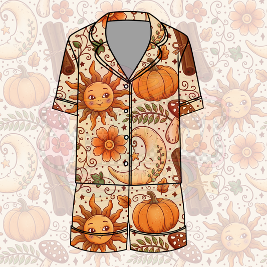 Harvest Moon Button Down Pajamas