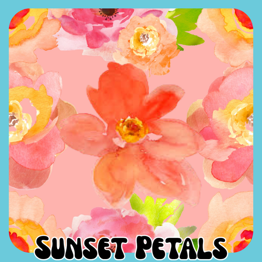 Sunset Petals Bamboo Loungewear