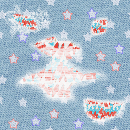 Red, White, and Bamblue Loungewear