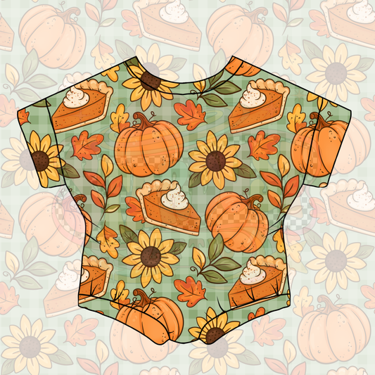 Pumpkin Pie Bubble Romper