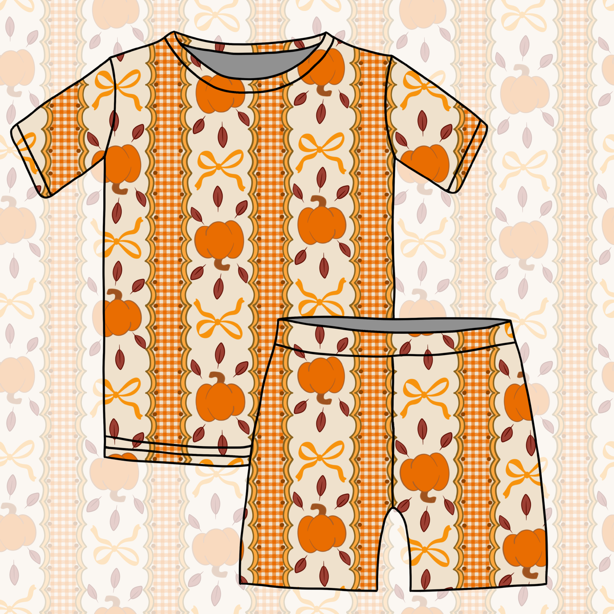 Autumn Darling Short Sleeve Pajamas