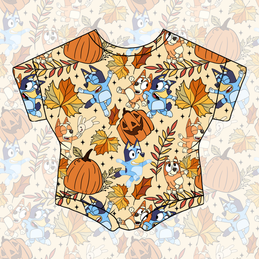 Heeler Harvest Bubble Romper