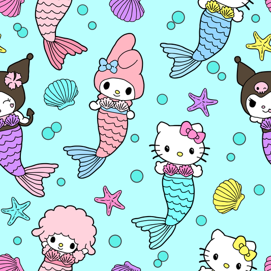 Kitty Mermaid Bamboo Loungewear