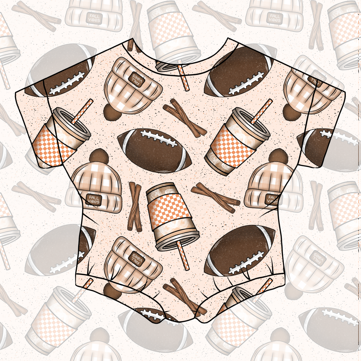 Touchdown Cutie Bubble Romper