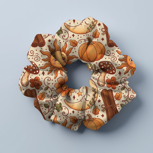 Harvest Moon Bamboo Scrunchie